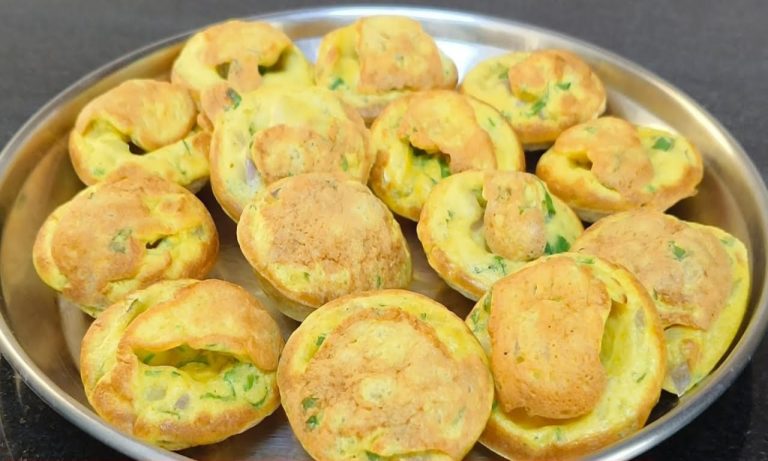 Egg Gram flour snack recipe