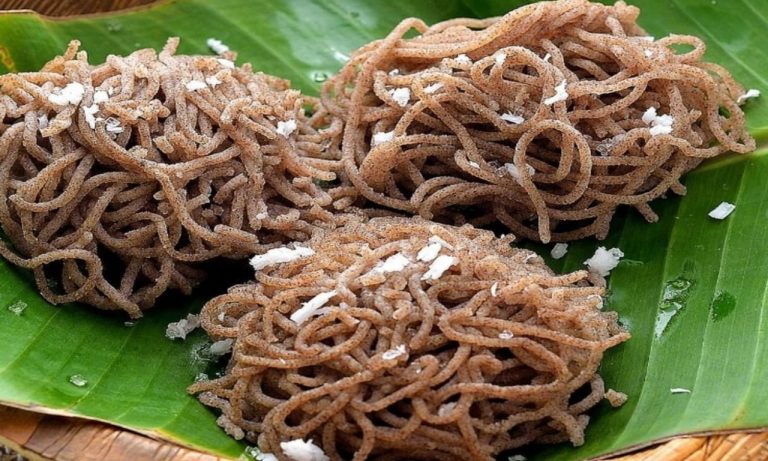 Healthy Ragi Idiyappam recipe