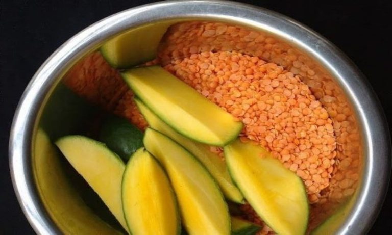 Mango dal curry recipe