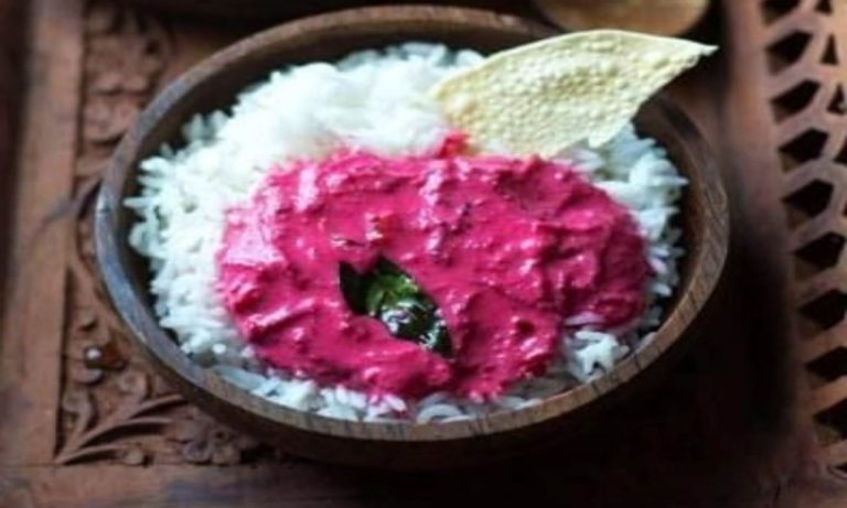 Easy Kerala beetroot pachadi recipe