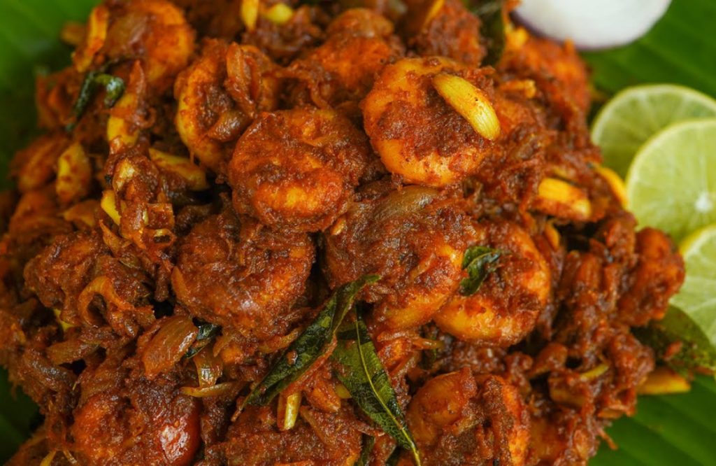 Prawns Varattiyath Recipe