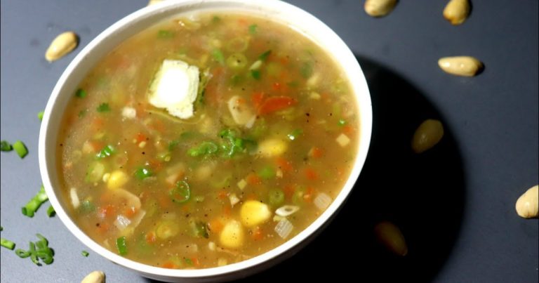 Healthy And Tasty Vegetable Soup