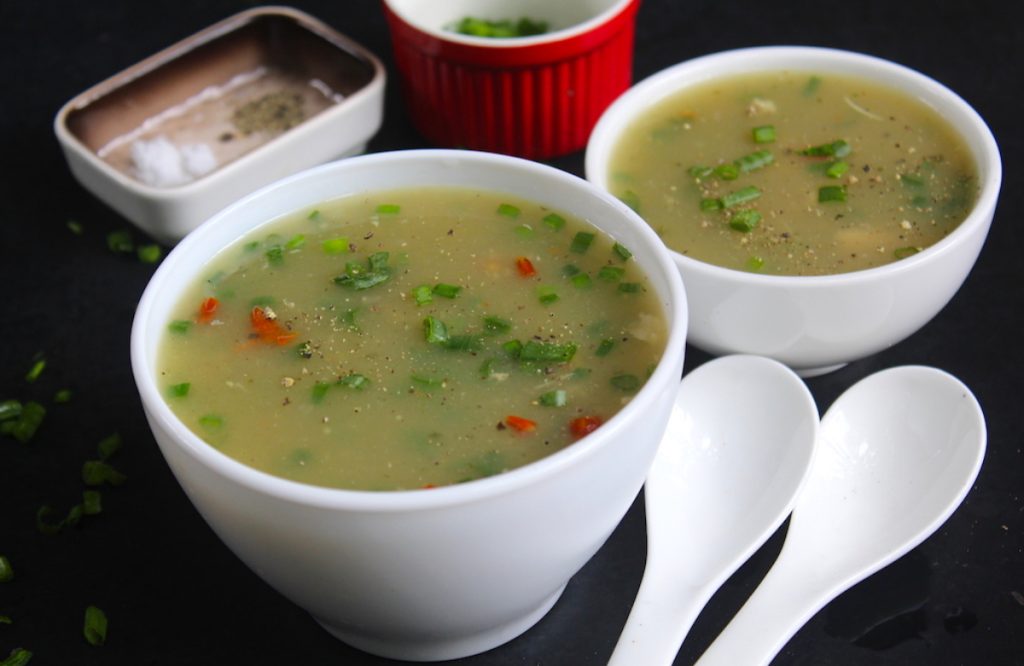 Healthy And Tasty Vegetable Soup