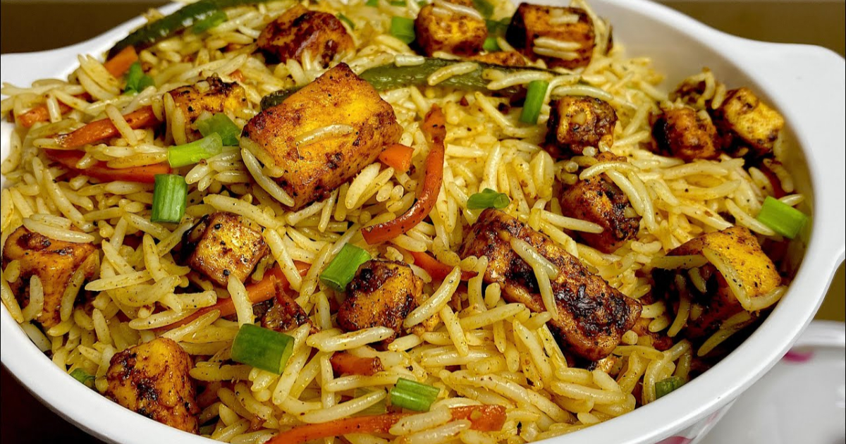 Paneer Fried Rice Recipe