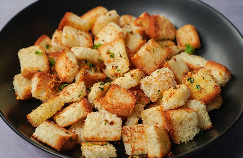 Leftover Bread Snack