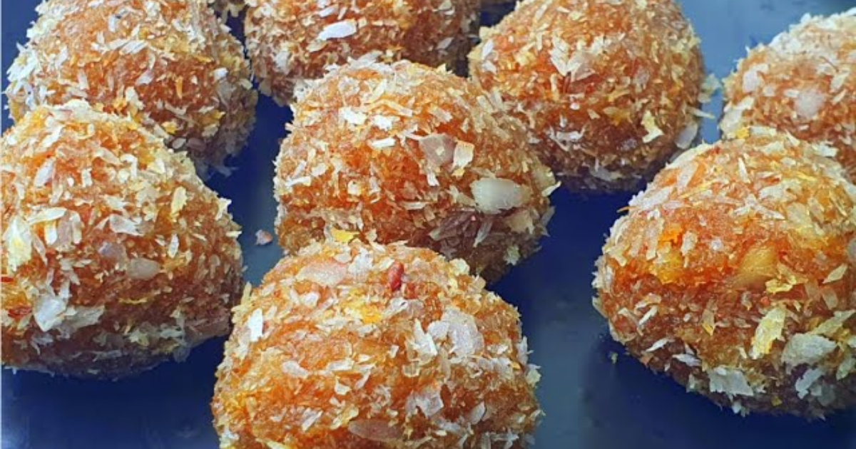 Coconut Jaggery Ladoo