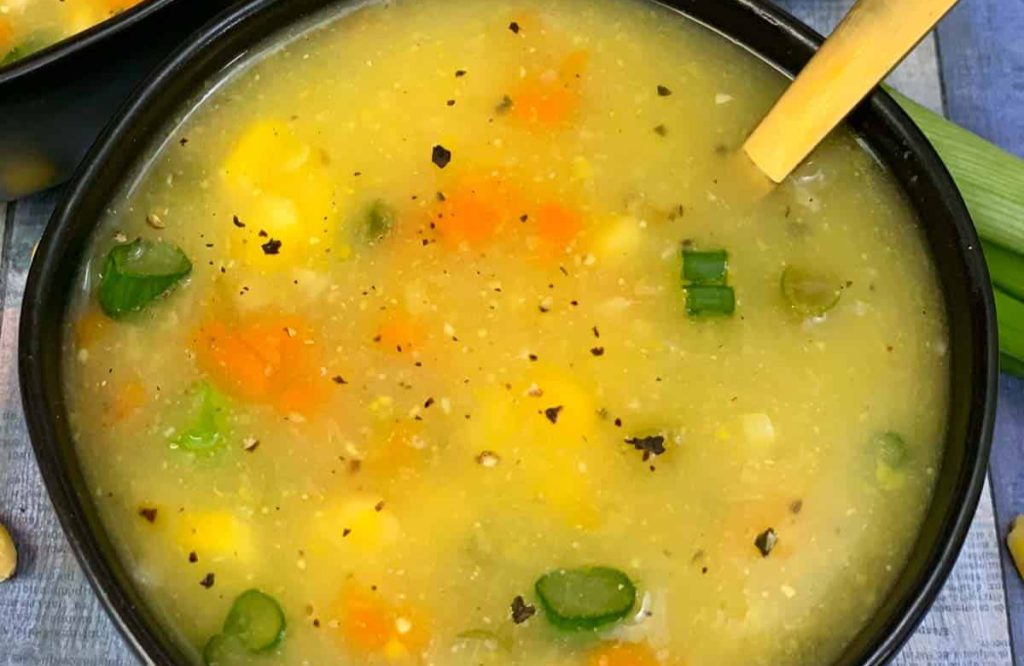 Easy Sweet Corn Soup At Home