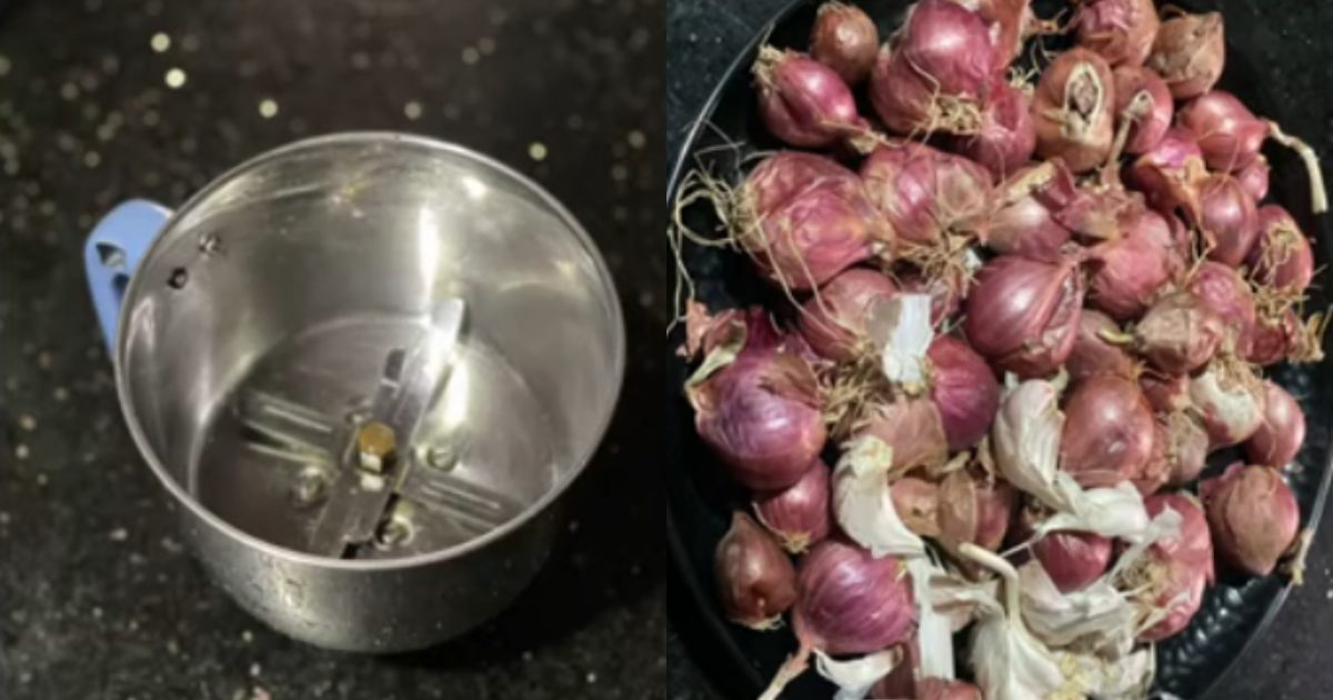 Shallots peeling