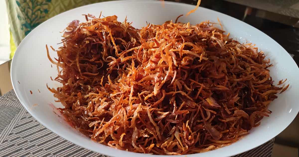 Onion Frying