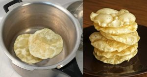 Pappadam frying