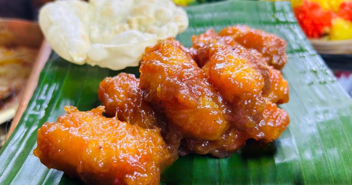 Onam special Pazham Nurukku Recipe