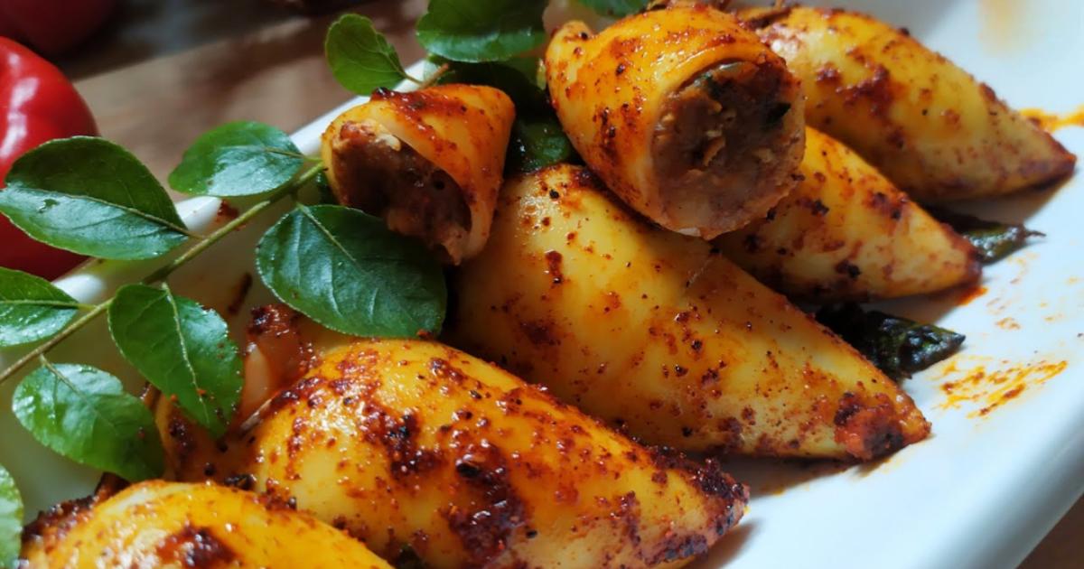 Stuffed squid recipe
